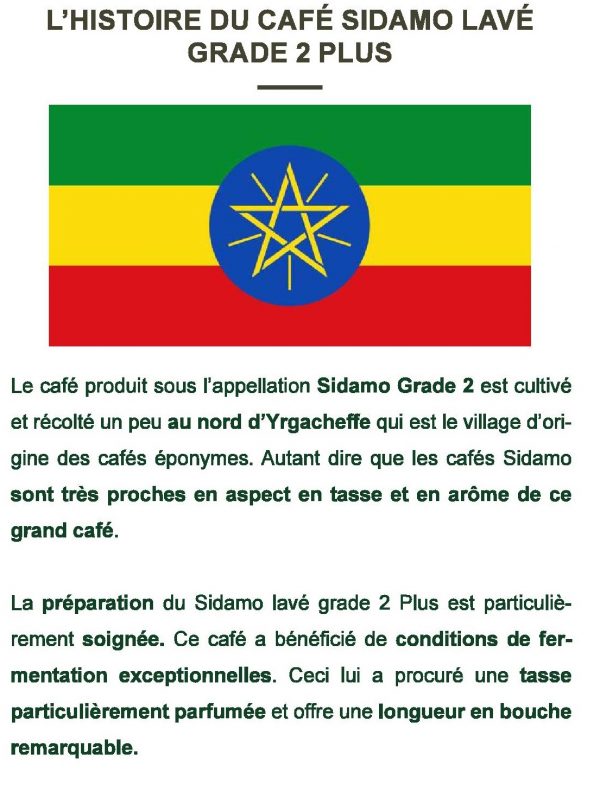 Histoire du café Sidamo