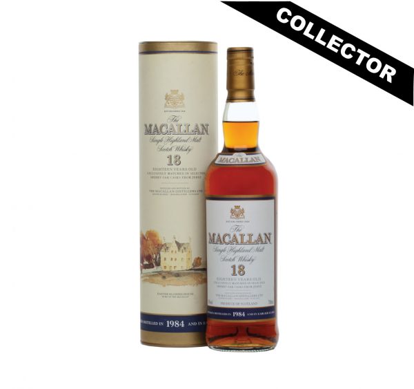 Whisky écossais Collector des Highlands Macallan 18 ans, 1984, Sherry Oak