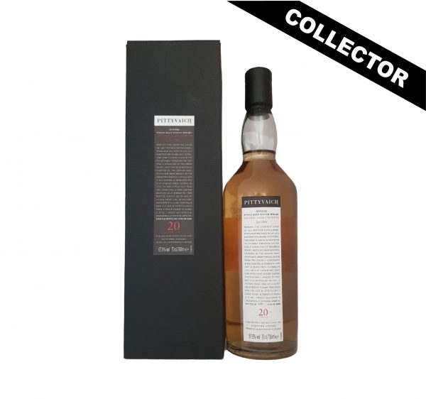 Whisky écossais collector PITTYVAICH 1989 Single Malt 20 Ans Release 2009