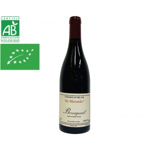 Vin rouge bio de Loire appellation Bourgueil cuvée Les Marsaules du Domaine Gauthier