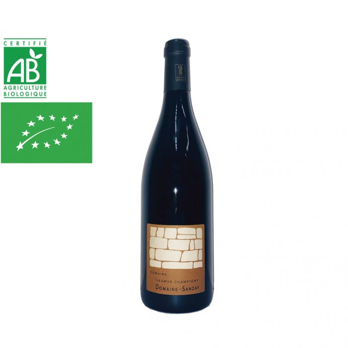 Vin rouge Bio de Loire issu de Cabernet Franc dont les vignes se situent sur un sol argilo-calcaire