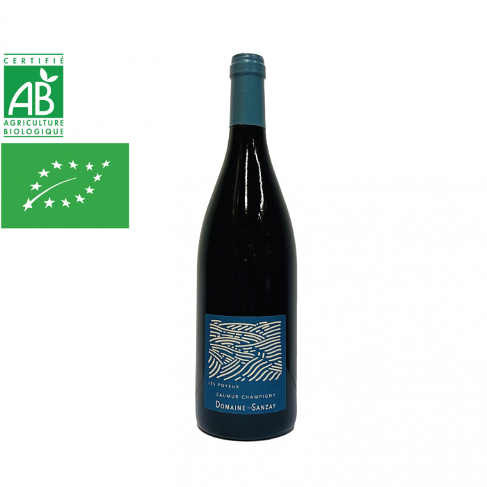 Vin rouge Bio de la Vallée de la Loire issu à 100% du cépage Cabernet Franc
