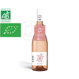 Vin rosé Bio sans alcool des Côtes de Gascogne, Uby Rosé zéro