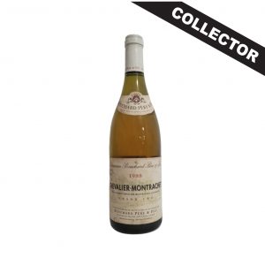 Vin blanc collector de Bourgogne Appellation Chevalier-Montrachet Grand cru millésime 1988