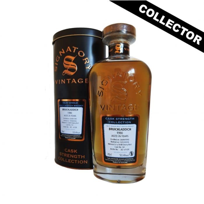 438 bouteilles produites. Série : Cask Strength Collection. Distillé le 26/09/1990 - Bottled 19/10/2016. Cask n°161 : Refill Sherry Butt. Un whisky rare !
