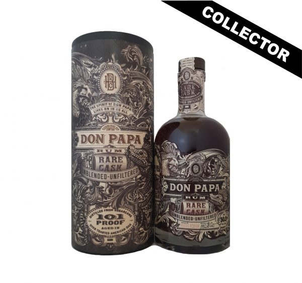 Rhum Vieux Collector des Philippines DON PAPA Rare Cask 101 Proof