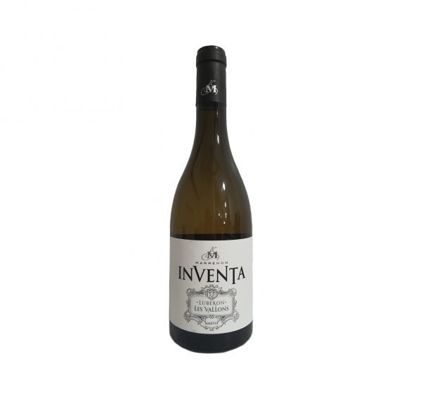 Vin blanc de la Vallée du Rhône appellation Lubéron Cuvée Inventa Les Vallons de la maison Marrenon