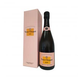 Champagne Veuve Clicquot Brut Rosé avec étui