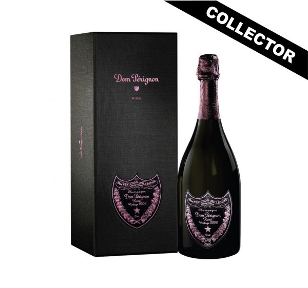Champagne Dom Pérignon Brut Rosé Vintage 2006 en coffret. Une Cuvée Collector.