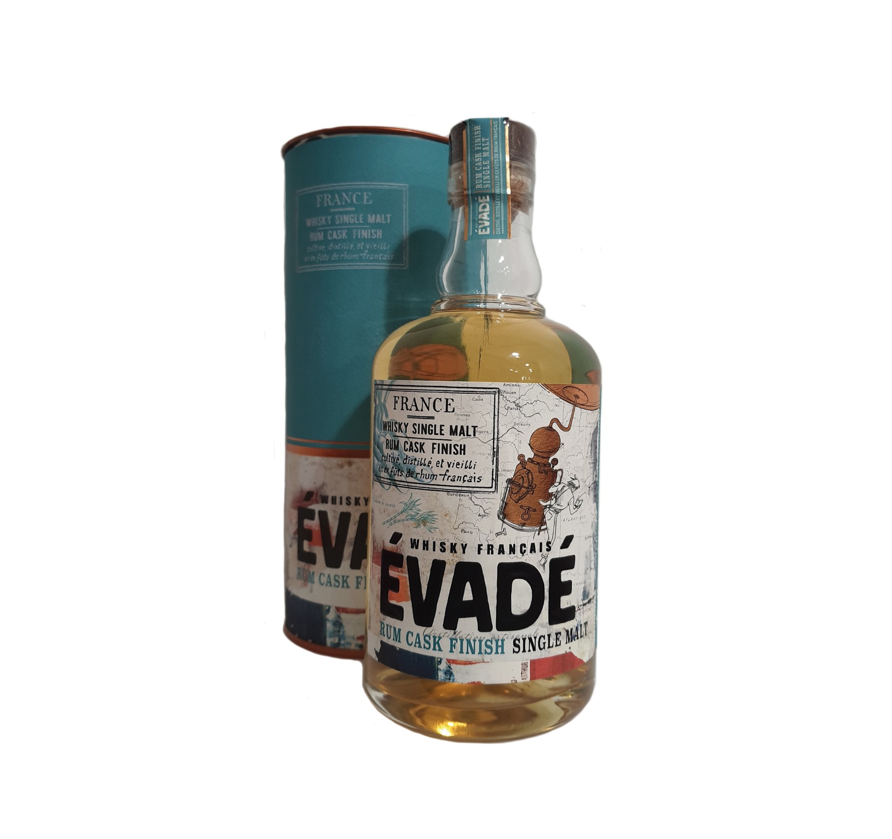 Whisky français Évadé Rum Cask Finish Single Malt