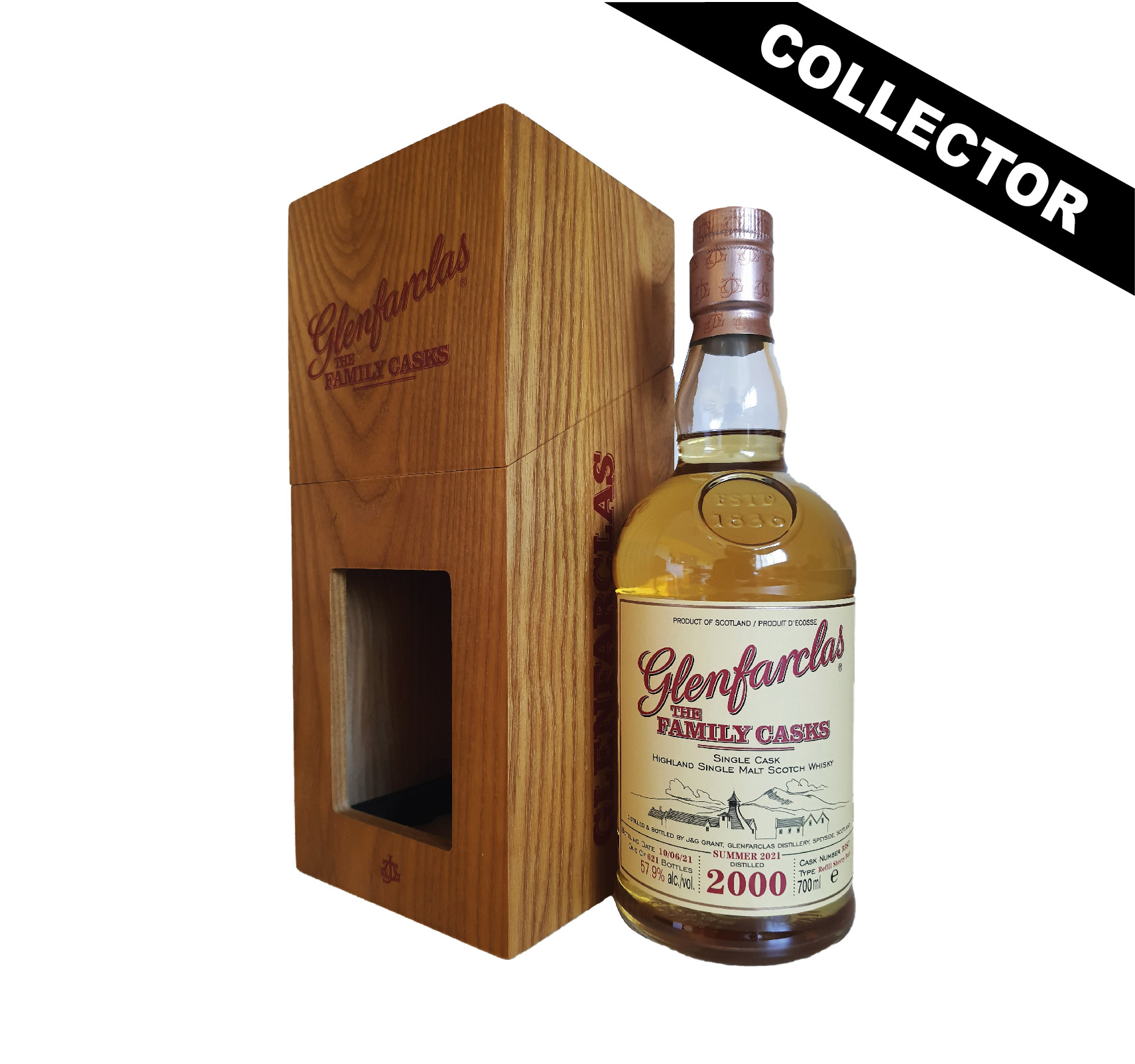 GLENFARCLAS,The Family Casks 2000 "Single Malt 20 Ans" 57,9°