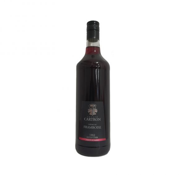Crème de Framboise de la Maison Joseph Cartron, bouteille de 1 litre