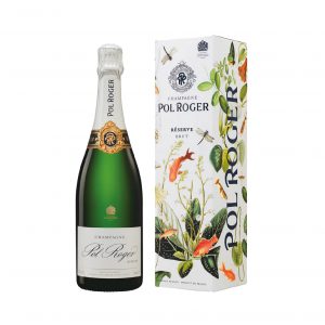 Champagne Pol Roger Brut Réserve avec son étui