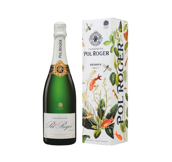 Champagne Pol Roger Brut Réserve avec son étui