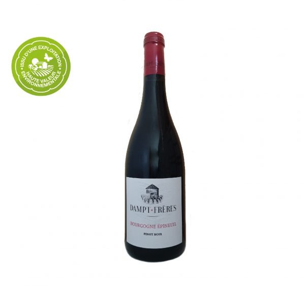 Vin rouge de Bourgogne appellation Bourgogne Epineuil du Domaine Dampt, gourmand et charmeur