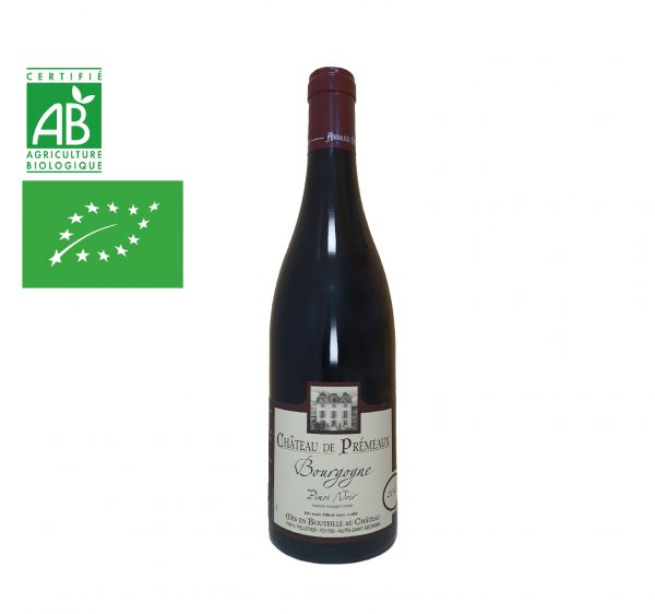 Vin rouge Bio de Bourgogne appellation Bourgogne du Château de Prémeaux
