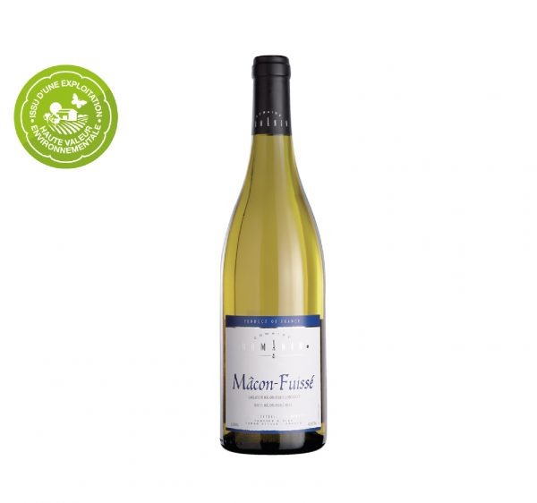 Vin blanc de Bourgogne appellation Mâcon-Fuissé du Domaine Romanin