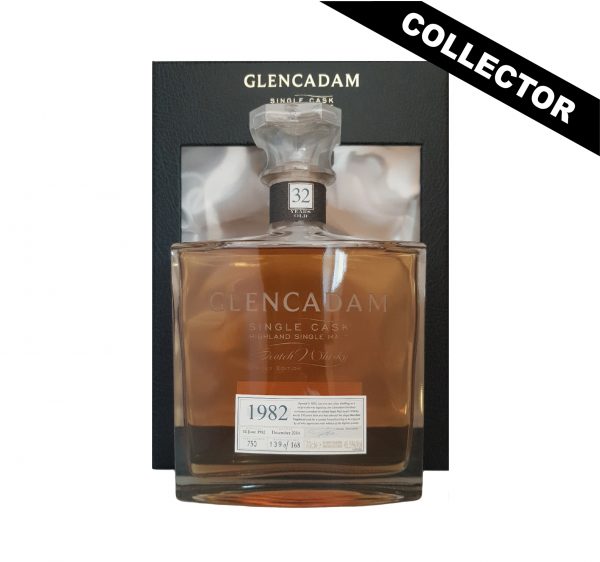 Whisky écossais collector des Highlands GLENCADAM 1982 Single Malt 32 Ans