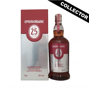 Whisky écossais collector de la région de Campbeltown, SPRINGBANK Single Malt 25 Ans Edition 2014