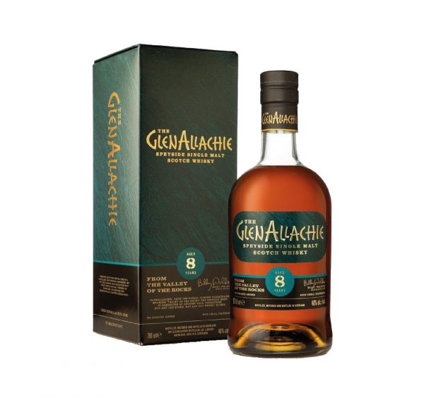 Whisky écossais du Speyside GLENALLACHIE 8 ans Single Malt