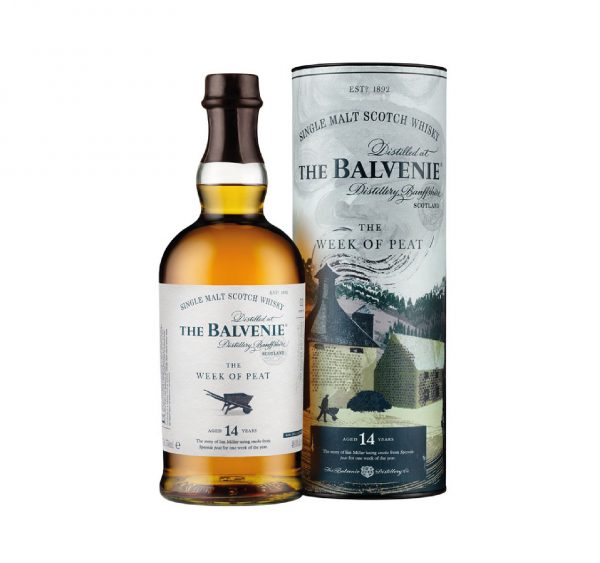 Whisky écossais de la région du Speyside THE BALVENIE 14 ans The Week Of Peat Single Malt