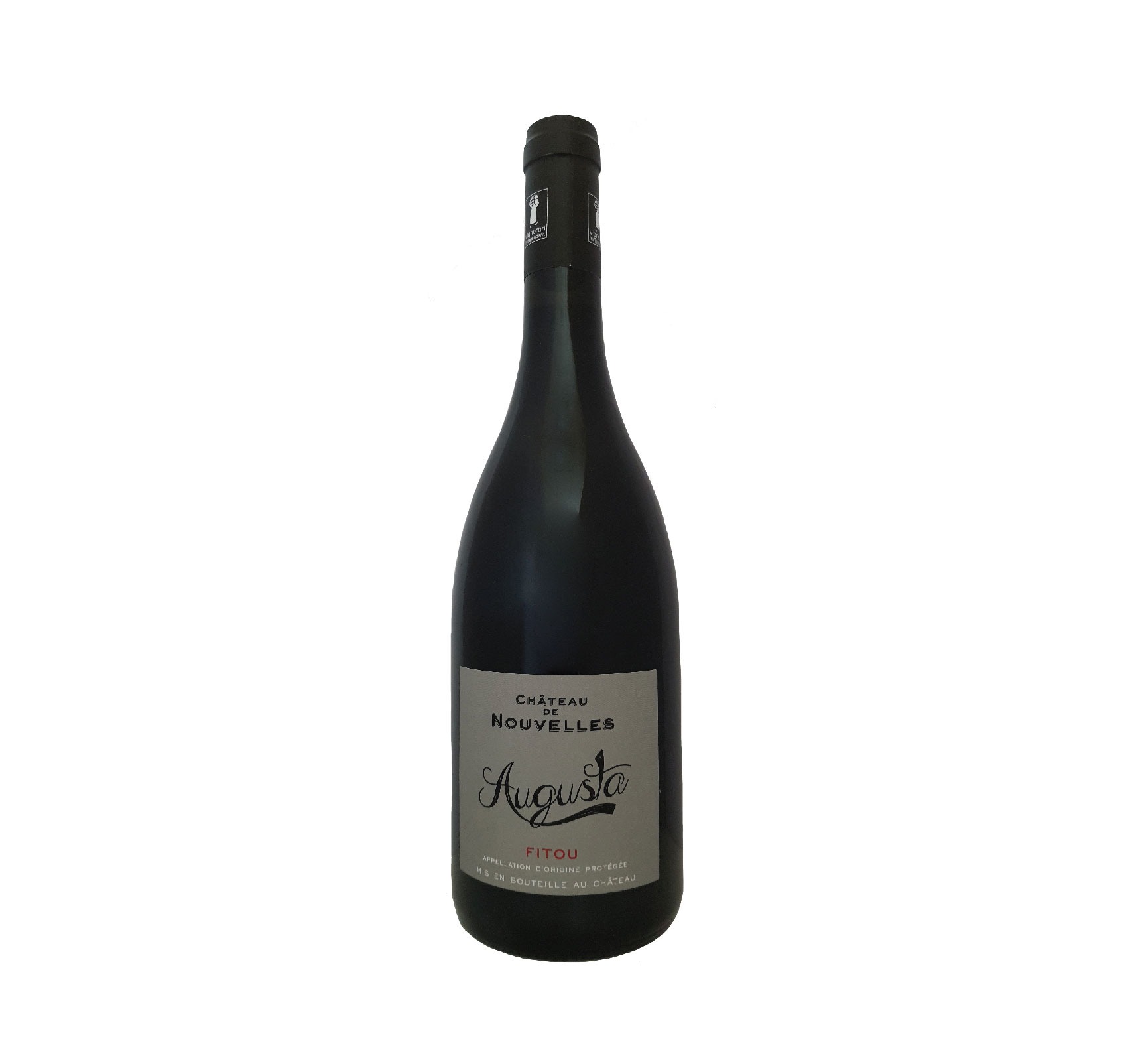 Vin rouge région Languedoc Appellation Fitou Cuvée Augusta 2020 Château de Nouvelles