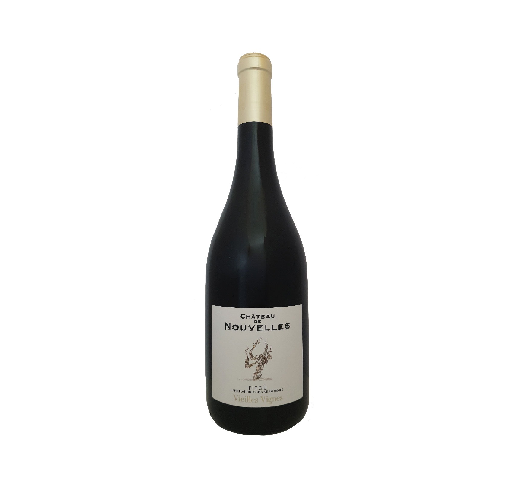 Vin rouge région Languedoc Appellation Fitou Vieilles Vignes Château de Nouvelles