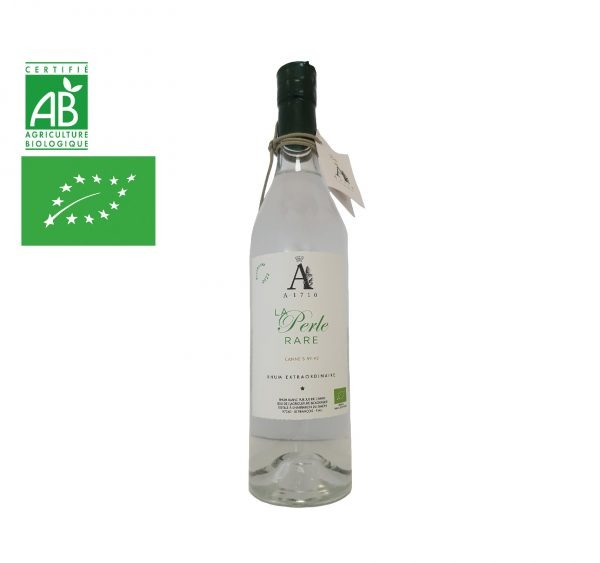 Rhum blanc Bio de Martinique A1710 La Perle Rare 2022 Canne Roseau B59-92