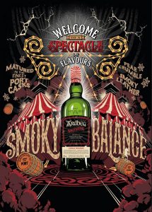 Affiche pour la sortie de la nouvelle édition limitée 2024 de l'Ardbeg Spectacular