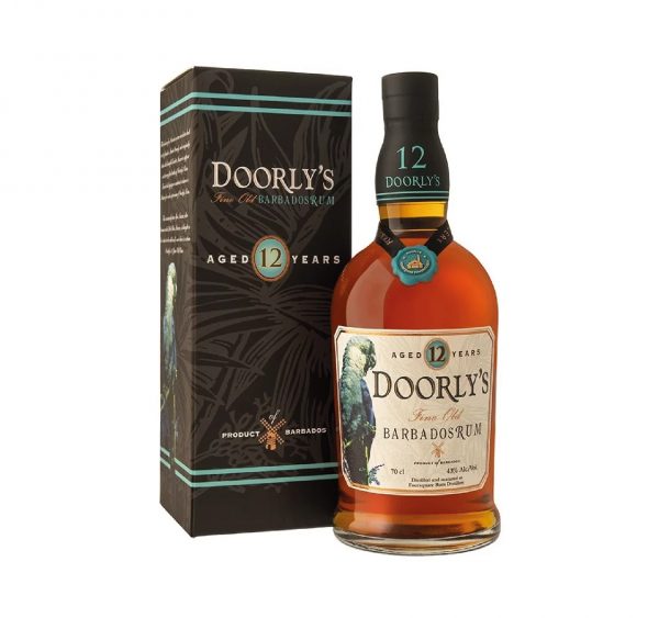 Rhum de la Barbade Doorly's 12 ans Fine Old distillé et vieilli par la distillerie Foursquare
