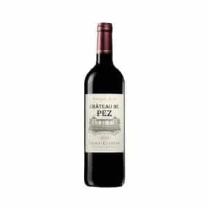 Vin rouge de Bordeaux millésime 2016 appellation Saint-Estèphe du Château de Pez