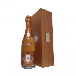 Champagne Cristal Roederer Rosé Millésime 2005 en coffret