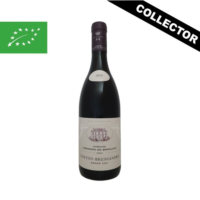 Vin rouge Collector de Bourgogne appellation Corton-Bressandes Grand Cru 2018 Domaine Chandon de Briailles