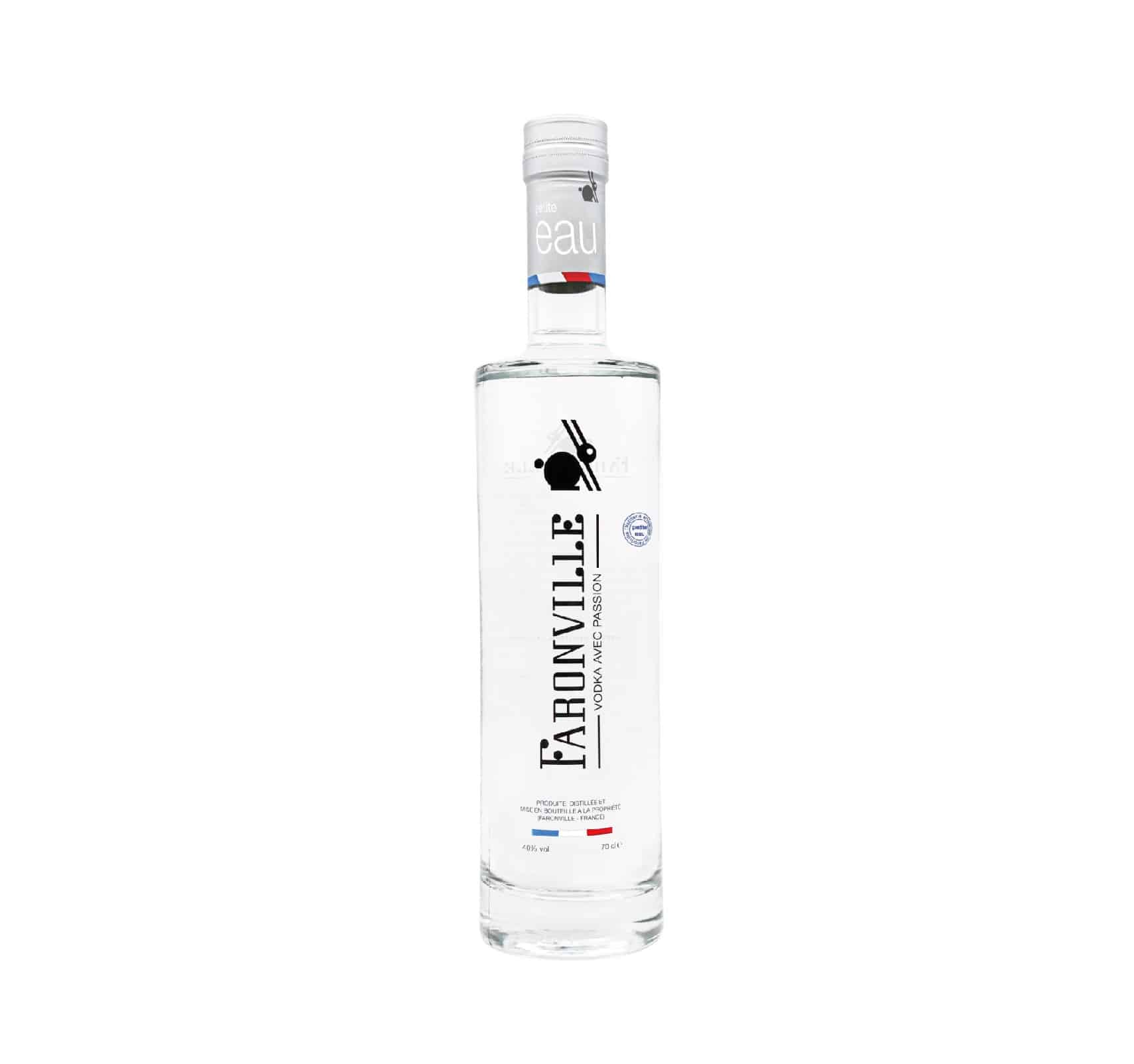 Faronville Petite Eau : Vodka Française 40% élaborée dans le Loiret