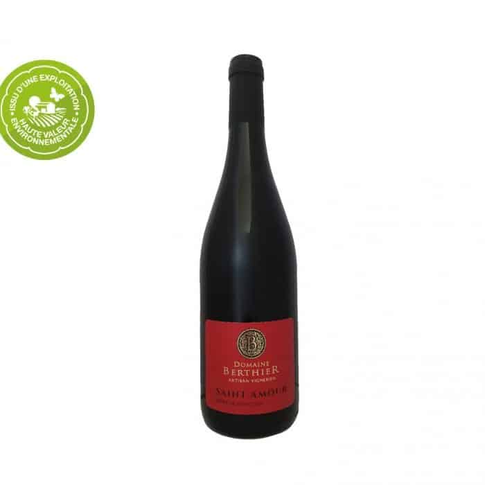 Vin rouge du Beaujolais appellation Saint-Amour Cuvée Esprit de Séduction du Domaine Pascal Berthier