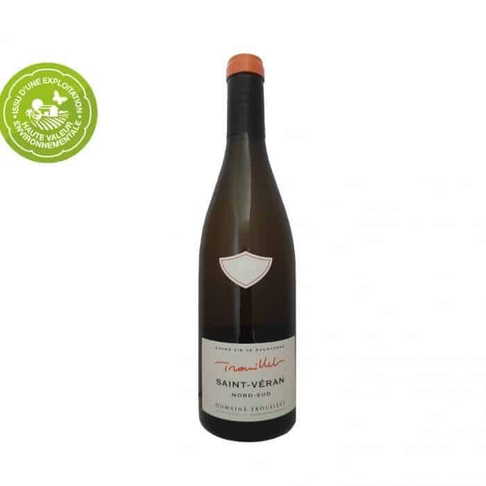 Vin blanc de Bourgogne appellation Saint-Véran Cuvée Nord Sud du Domaine Trouillet