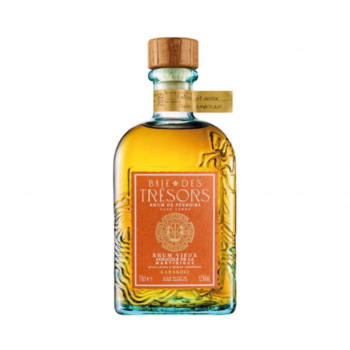 Baie des Trésors Karakoli 2019, un vieux rhum agricole 52° de la Martinique en provenance de l'Exploitation Agricole du Galion