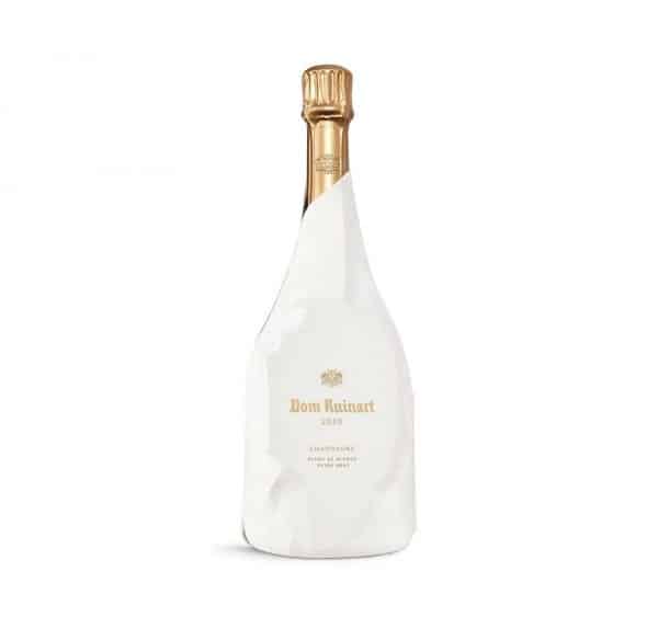 Bouteille de champagne Don Ruinart Blanc de Blancs Millésime 2010 bouteille 75cl enfermée dans son coffret seconde peau