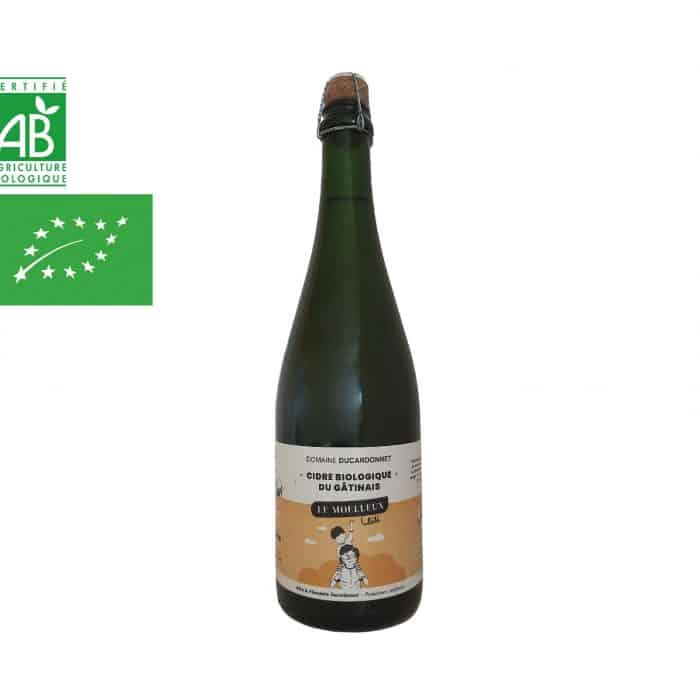 Cidre du Gâtinais "Moelleux" 100% Bio sans sulfite ajouté et sans additif