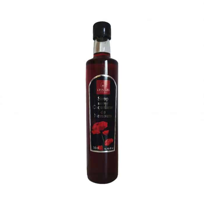 Le sirop saveur Coquelicot de Nemours est légèrement acidulé avec une saveur sucrée et fruitée.