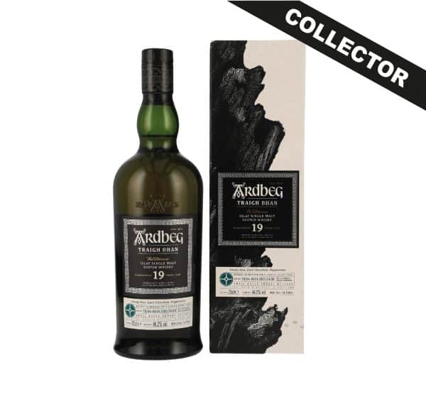 Whisky tourbé exceptionnel pour les connaisseurs, offrant une expérience riche et complexe.