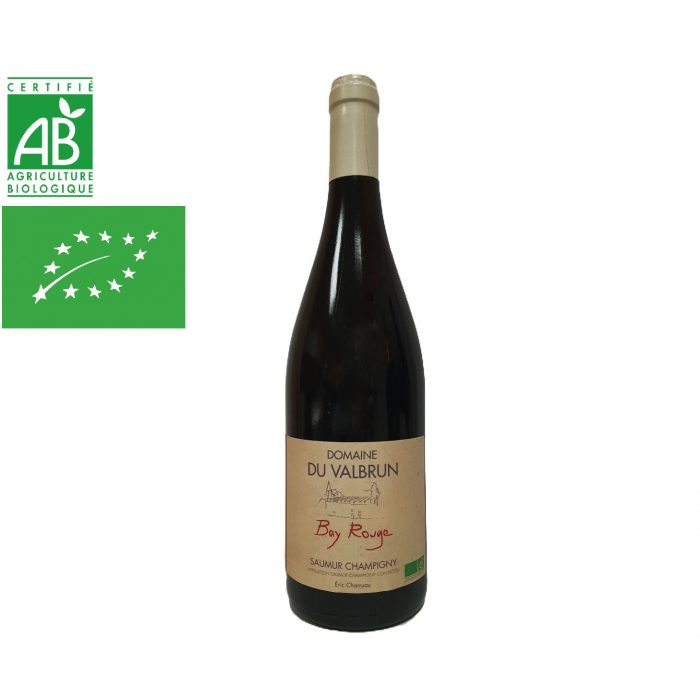 Vin rouge bio de Loire issu à 100% du cépage Cabernet Franc