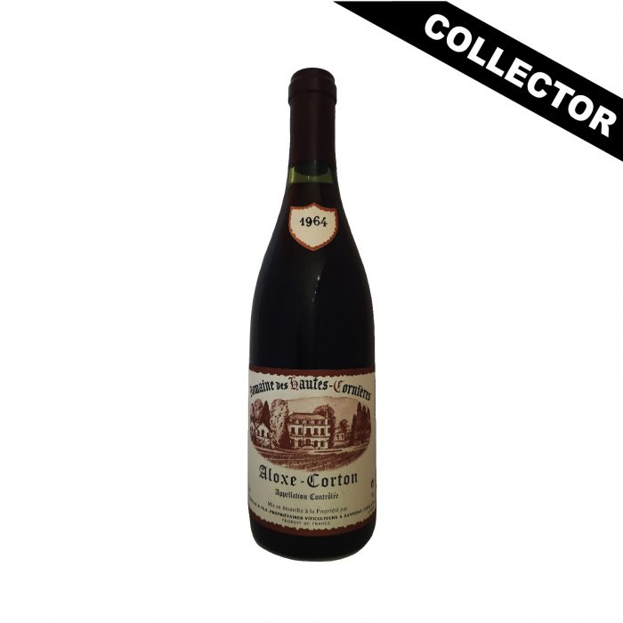Aloxe Corton 1964 du Domaine Chapelle, une année mémorable pour la région et un cru qui se distingue encore aujourd'hui pour sa qualité.