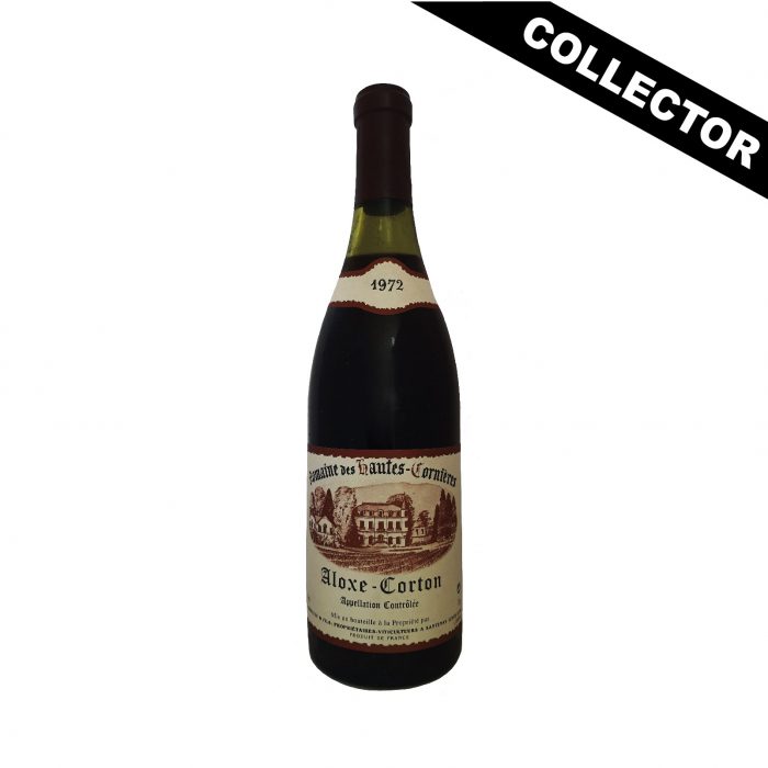 Aloxe Corton 1972 du Domaine Chapelle, une année surprenante parfois sous-estimée. Une véritable rareté, avis aux amateurs de vieux vins !