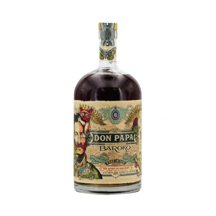 Don Papa Baroko se caractérise par des notes de vanille et de fruits confits. Son format de 4,5 litres en fait un magnifique cadeau !