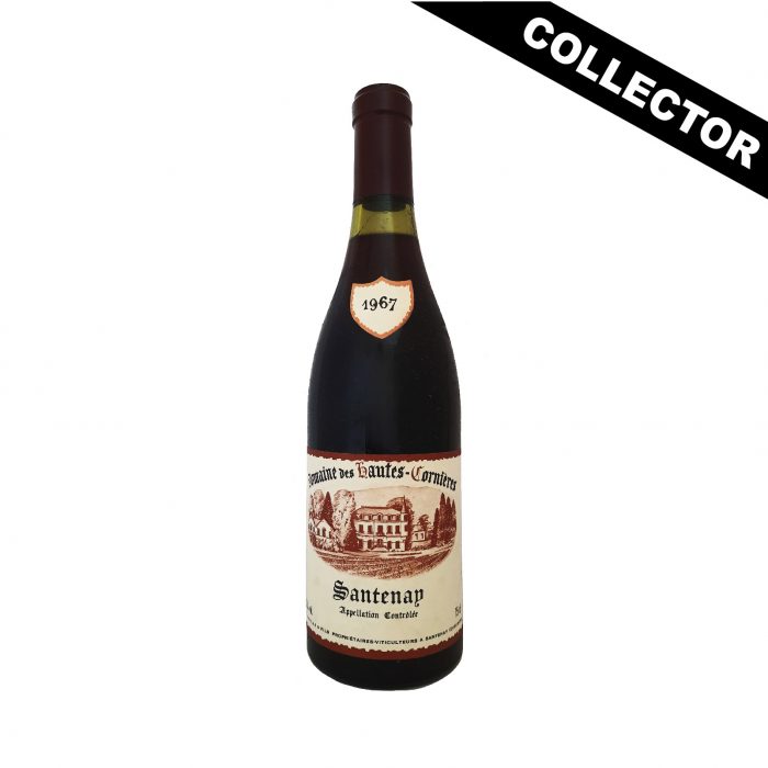 Santenay 1967 du Domaine Chapelle, une année correcte où certains domaines, comme ici, ont réussi à produire, dans les appellations bien situées, des vins intéressants