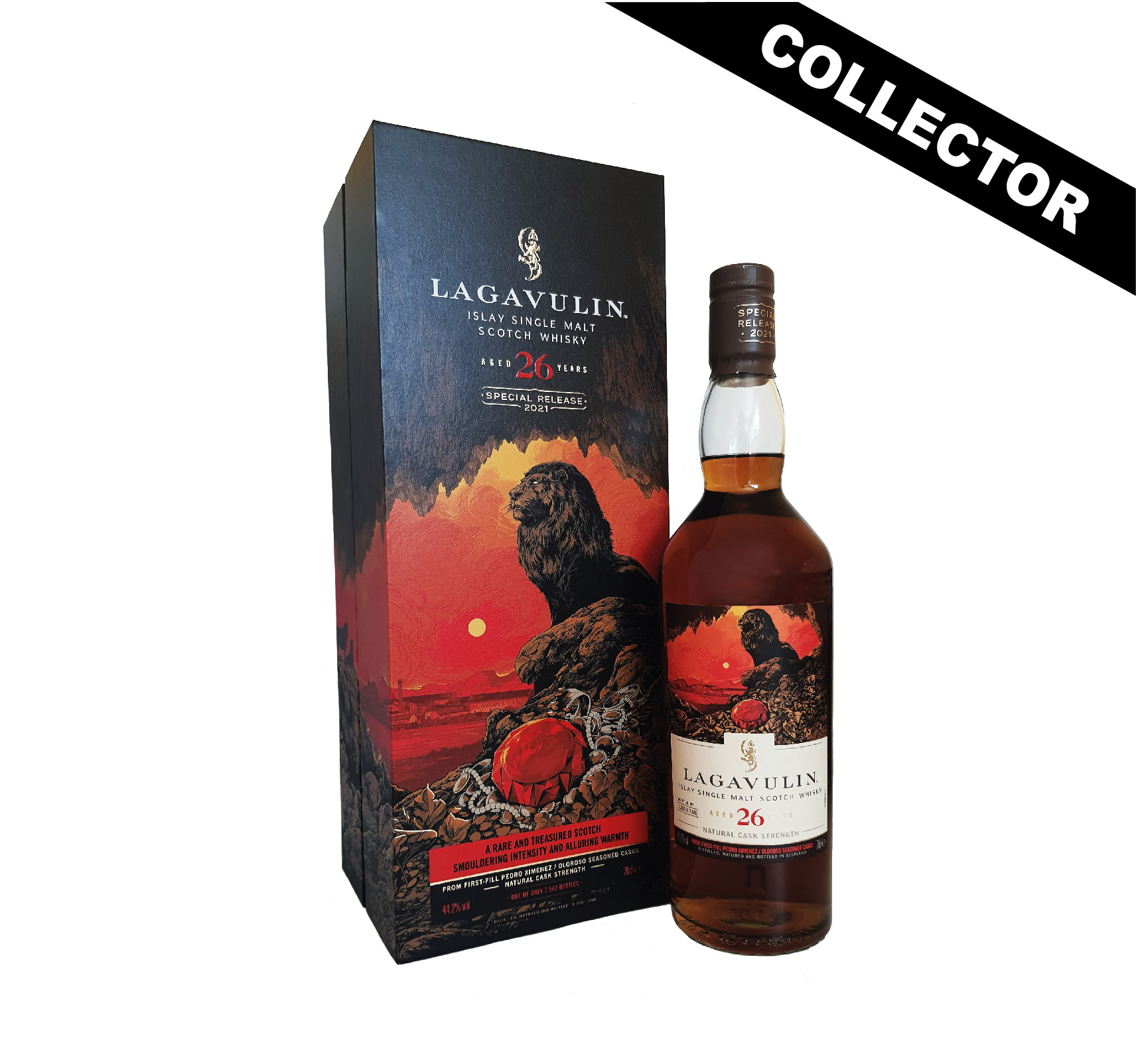 LAGAVULIN 26 Ans Spécial Release 2021 est un whisky rare et recherché, souvent décrit comme un joyau de la région d'Islay !