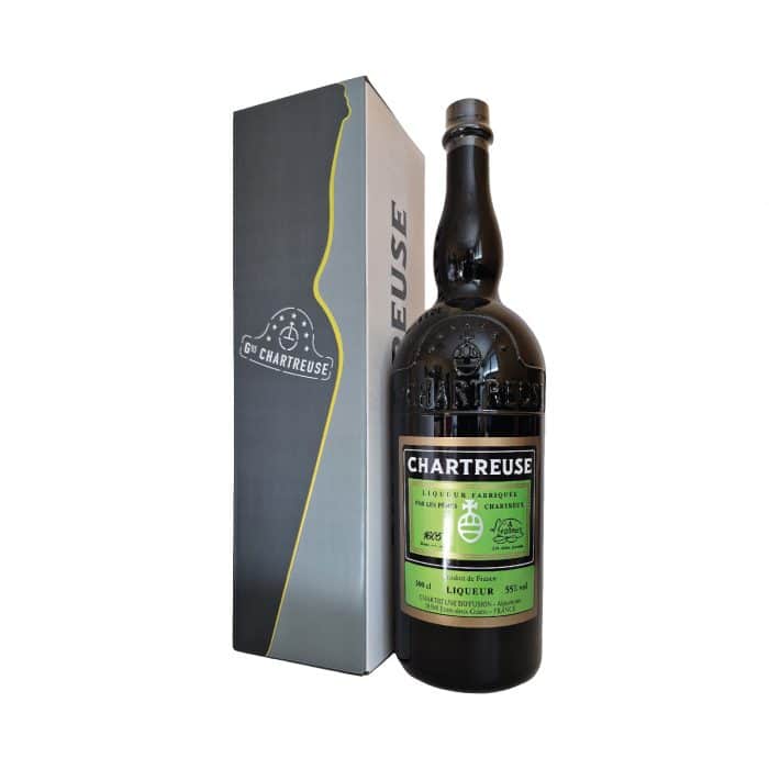 Liqueur emblématique française élaborée par les moines chartreux depuis le XIXe siècle. Un format généreux qui fera son effet !