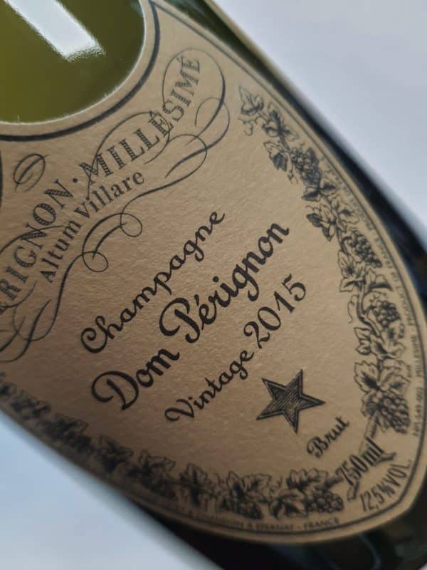 DOM PÉRIGNON “VINTAGE 2015” Champagne Brut 75cl Sans étui – Image 2