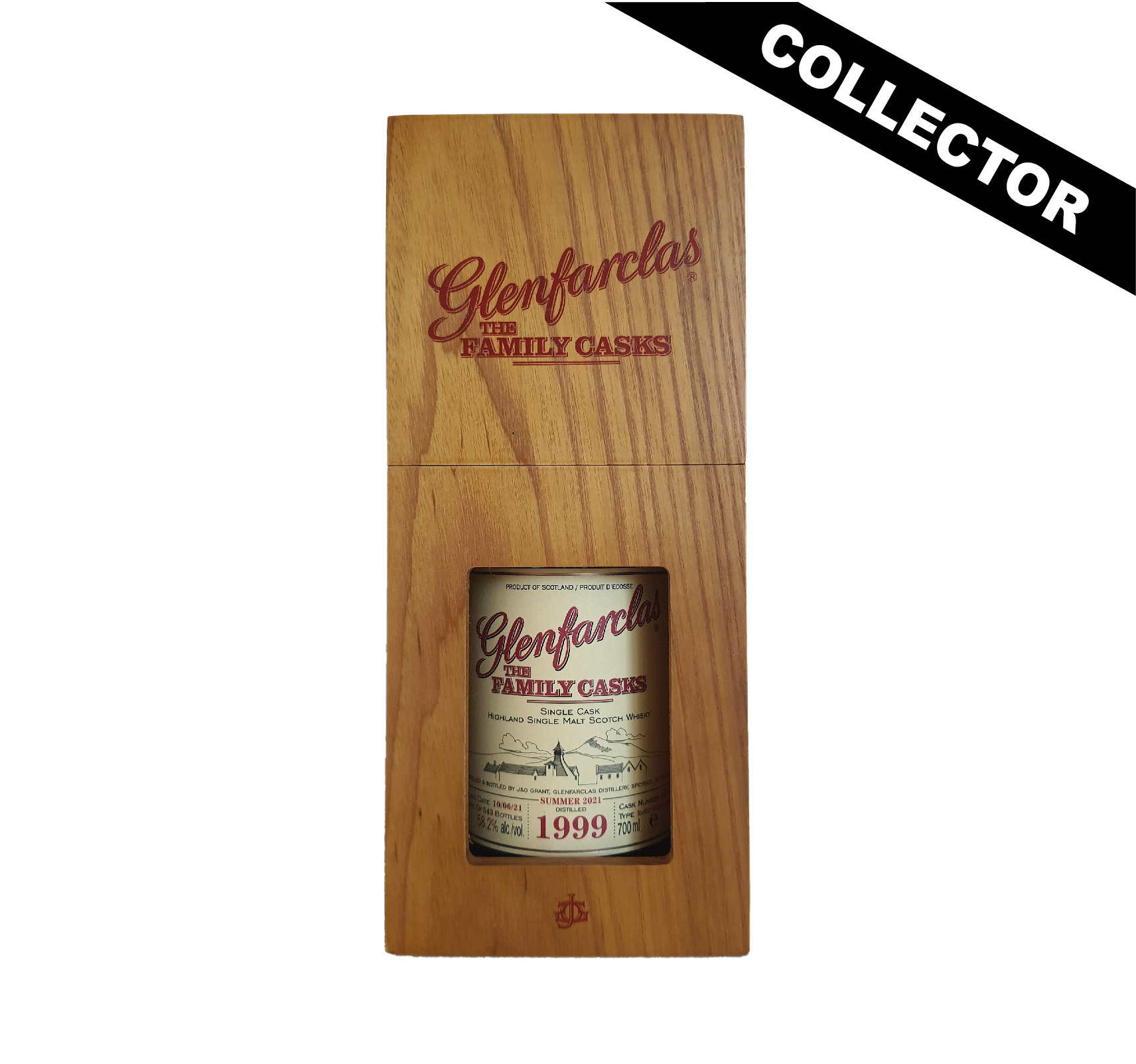 Glenfarclas The Family Casks 1999 dans son coffret bois